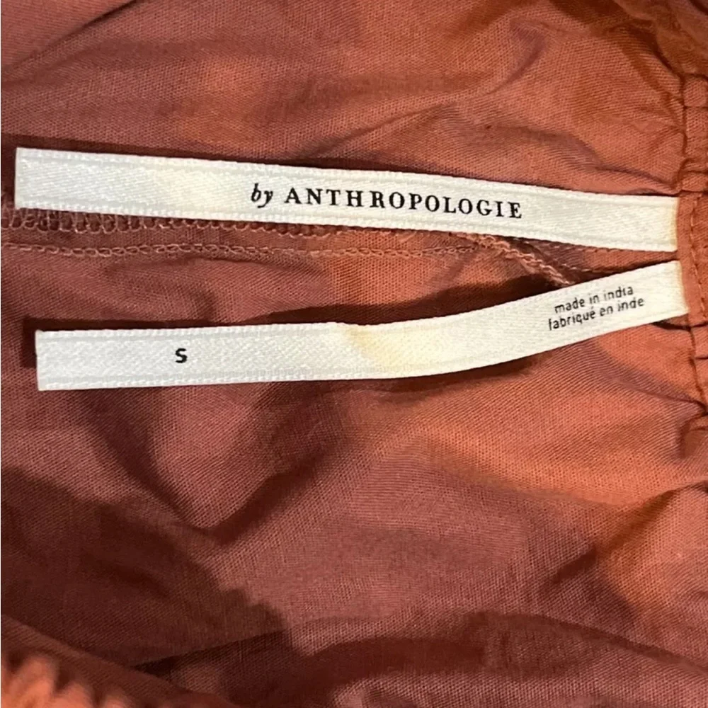 Anthropologie High Rise Draw String Pants Raspberry Small - Picture 3 of 3